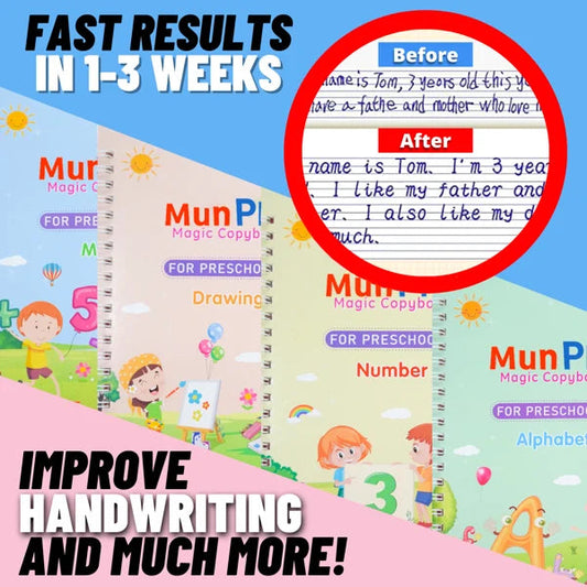 🎁Ultimo Giorno 50% Di Sconto - Quaderni Da Scrittura Magici Per Bambini