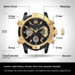 ⏰Saldi del Black Friday 50% DI SCONTO💥💥Orologio sportivo da uomo al quarzo multifunzionale con doppio display e impermeabilità 3ATM