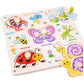 Puzzle in legno divertente ed educativo per bambini piccoli