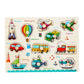 Puzzle in legno divertente ed educativo per bambini piccoli
