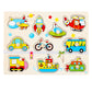 Puzzle in legno divertente ed educativo per bambini piccoli