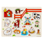 Puzzle in legno divertente ed educativo per bambini piccoli