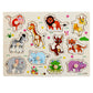 Puzzle in legno divertente ed educativo per bambini piccoli