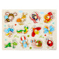 Puzzle in legno divertente ed educativo per bambini piccoli