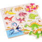 Puzzle in legno divertente ed educativo per bambini piccoli