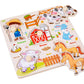 Puzzle in legno divertente ed educativo per bambini piccoli