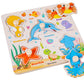 Puzzle in legno divertente ed educativo per bambini piccoli
