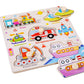Puzzle in legno divertente ed educativo per bambini piccoli