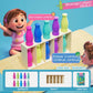 Giocattoli per bambini con abbinamento dei colori delle bottiglie