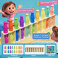 Giocattoli per bambini con abbinamento dei colori delle bottiglie