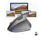 Mouse ottico verticale ergonomico ricaricabile USB wireless