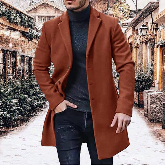 Cappotto in tweed versatile e confortevole per uomo