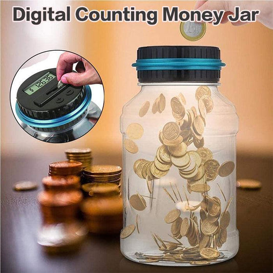 📢📢SCONTO DEL 50%!! ⏰Guarda crescere i tuoi risparmi – Salvadanaio digitale con conteggio automatico delle monete e impostazione di obiettivi