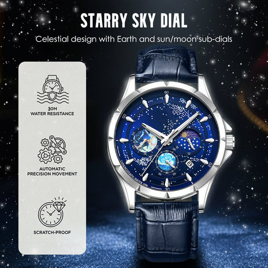 Orologio da uomo Luminous Starry Sky