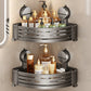 Organizer da bagno da parete con ventosa