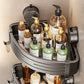 Organizer da bagno da parete con ventosa