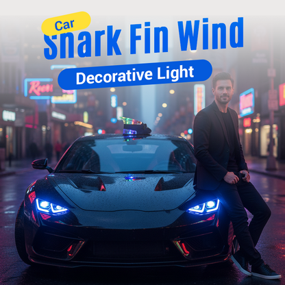Lampada decorativa a forma di pinna di squalo per auto