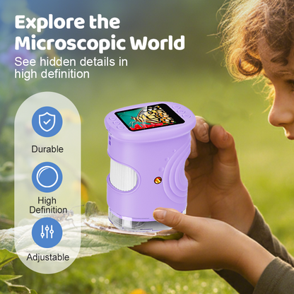Microscopio tascabile portatile per bambini