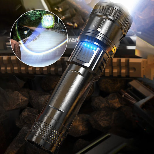 Torcia elettrica super potente con zoom