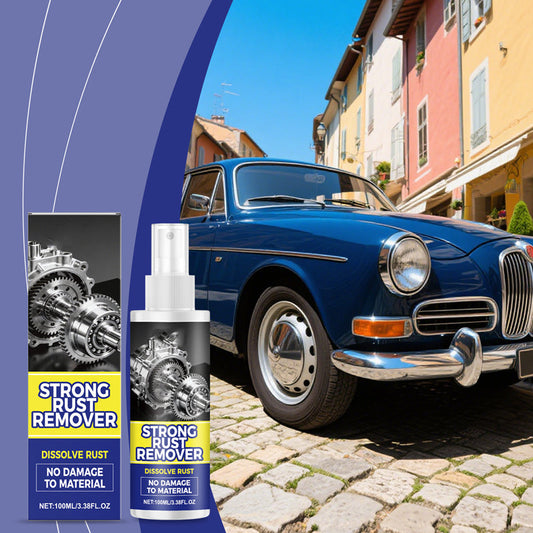 Potente spray antiruggine all-in-one per auto: funziona su paraurti, marmitte e finiture, rimuove la ruggine senza sforzo in pochi minuti.