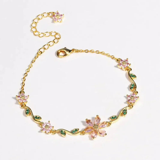 📢📢50% DI SCONTO! 🔥NOVITÀ 2026🔥 – Bracciale floreale (Gioiello e regalo ideale)