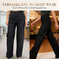 Pantaloni a vita alta con gamba dritta e glitter