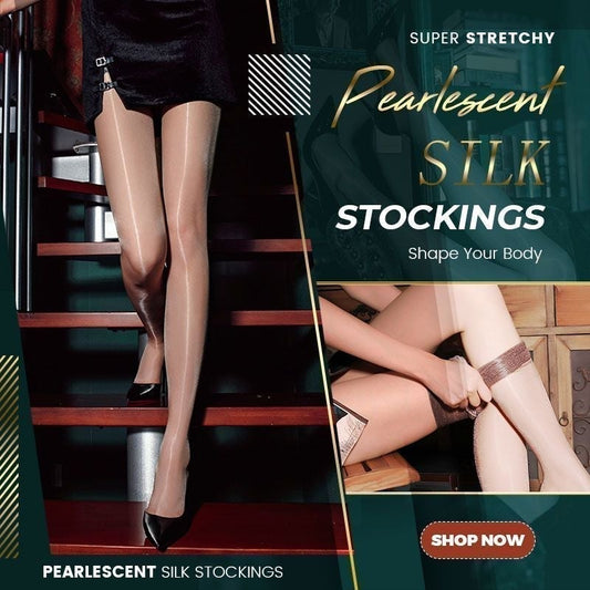 ✨Nuovi arrivi -50% di sconto✨Perlate Seta Calze