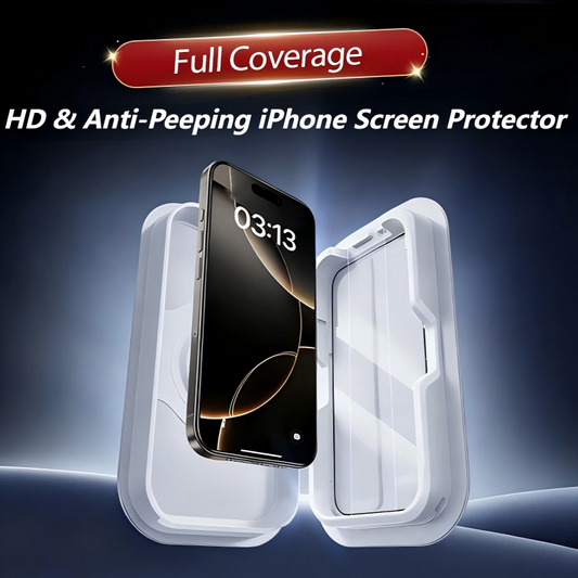 ✨Compra 1 e ricevi 1 gratis📲 Proteggi schermo anti-spionaggio HD per iPhone – Copertura totale, vetro temperato infrangibile e applicazione senza bolle in soli 10 secondi! 🔒📱