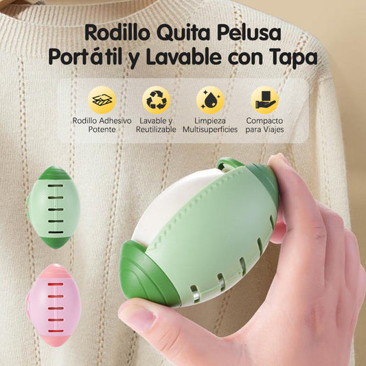 Rullo adesivo portatile e lavabile con copertura