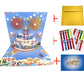 📢📢50%  DI SCONTO !! ⏰Biglietto di auguri di compleanno musicale pop-up 3D con luci e canzone🎵🎂