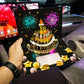 📢📢50%  DI SCONTO !! ⏰Biglietto di auguri di compleanno musicale pop-up 3D con luci e canzone🎵🎂