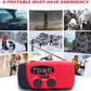 📻Radio portatile multifunzionale a energia solare per emergenze