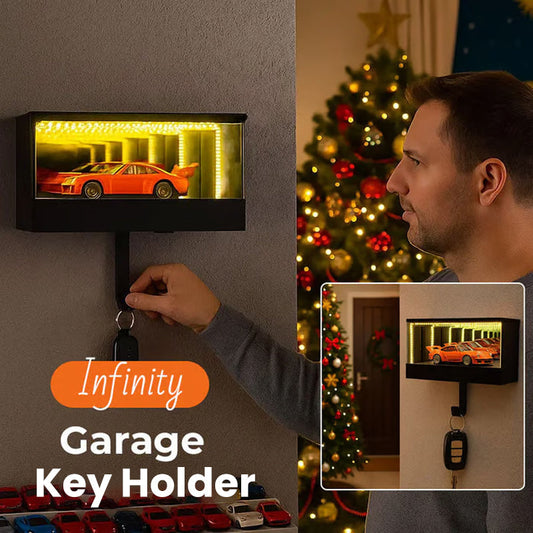 Portachiavi LED Infinity Mirror per garage