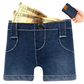 Elegante portafoglio creativo a forma di mini jeans