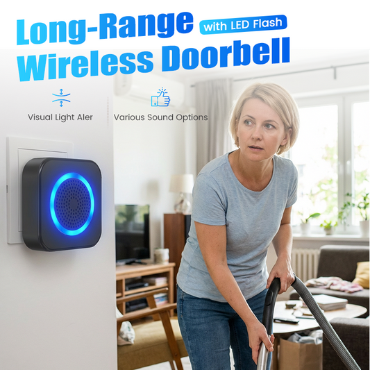 ⚡ OFFERTA LAMPO – Campanello Wireless 150 m con LED