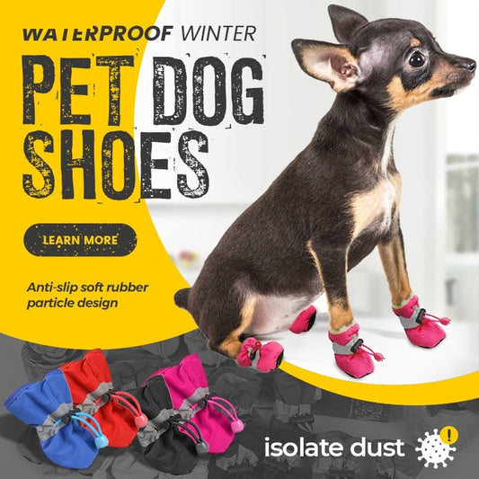 Scarpe impermeabili per animali domestici (4 pezzi)