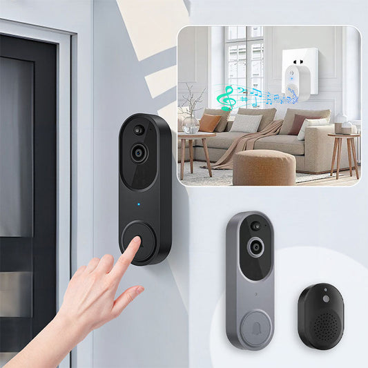 📢📢SCONTO DEL 50%!! ⏰Campanello e carillon con videocamera HD wireless per la casa intelligente