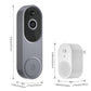 📢📢SCONTO DEL 50%!! ⏰Campanello e carillon con videocamera HD wireless per la casa intelligente