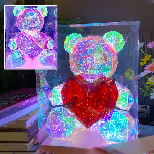 💕Speciale San Valentino - 60% DI SCONTO🎁 Orsacchiotto luminoso colorato