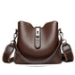 Borsa a secchiello in pelle elegante da donna