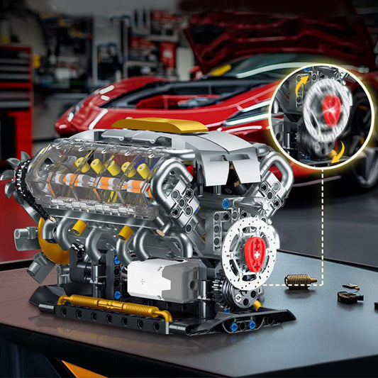 🎁SVENDITA CALDA 50% DI SCONTO🔥Set di mattoncini per costruire modelli di motori