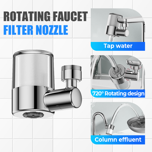 Set di ugelli filtranti universali per rubinetti con rotazione a 720°