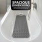 Tappetino da Bagno Antiscivolo 100x40 cm con Ventose per Vasca e Doccia
