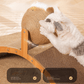 🐱 SCONTO DEL 50%! 💖 Palla tiragraffi in sisal naturale con base in cartone – Soddisfa il bisogno di graffiare, resistente in sisal e protegge i mobili