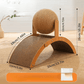 🐱 SCONTO DEL 50%! 💖 Palla tiragraffi in sisal naturale con base in cartone – Soddisfa il bisogno di graffiare, resistente in sisal e protegge i mobili