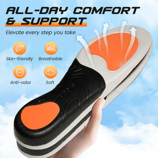 Solette sportive ammortizzanti con supporto plantar