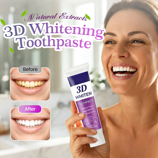 Dentifricio sbiancante 3D con estratti naturali
