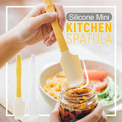 🥄 Mini Spatola in Silicone per Barattoli