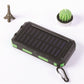 ☀️Powerbank solare da 10000 mAh, caricabatterie solare con doppia lampada a LED, powerbank da viaggio e campeggio #TOP PICKS