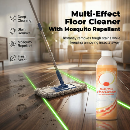 Detergente multiuso per pavimenti con repellente per zanzare